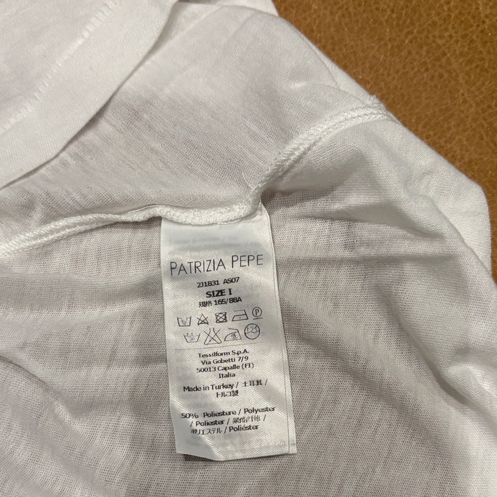 Patrizia Pepe Ivory Ruffle Blouse - Picture 3 of 4